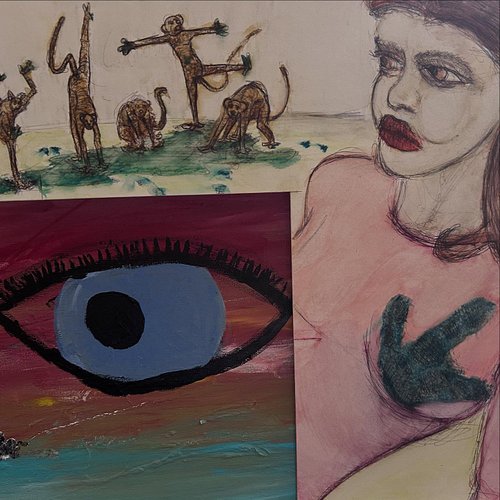 “Monkeys”
Digital Snapshot, 2025
.
.
.
.
.
Last week while moving things around in the studio i@left this old painting up on ...