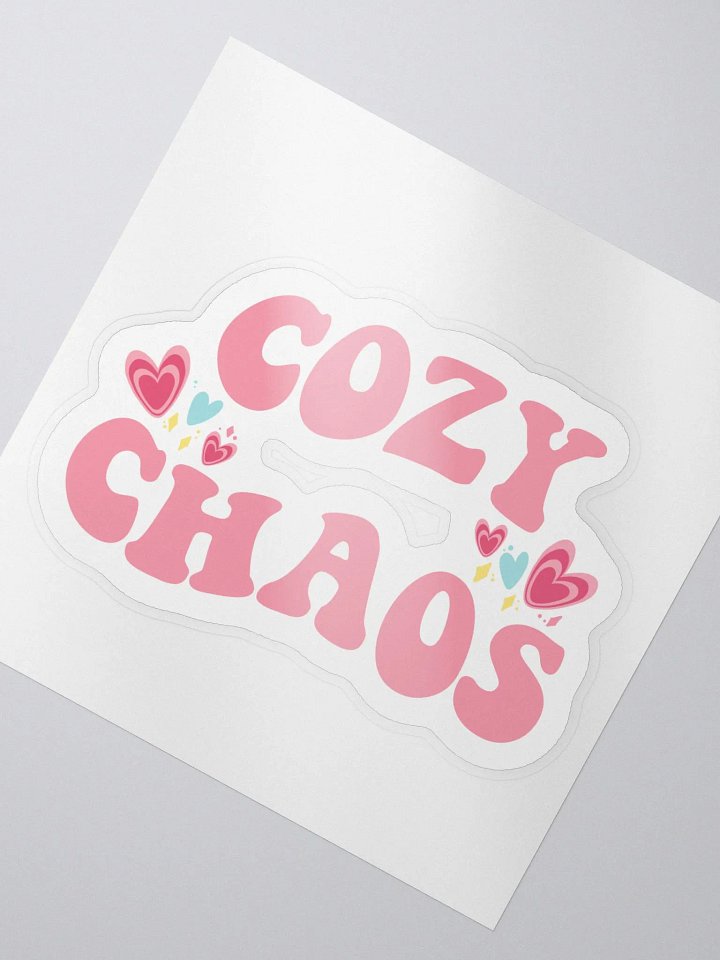 Cozy Chaos Sticker product image (2)