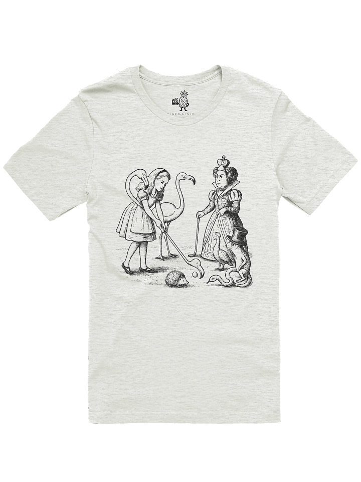 Alice in Wonderland Whimsical Flamingo Golf Unisex T-Shirt product image (8)