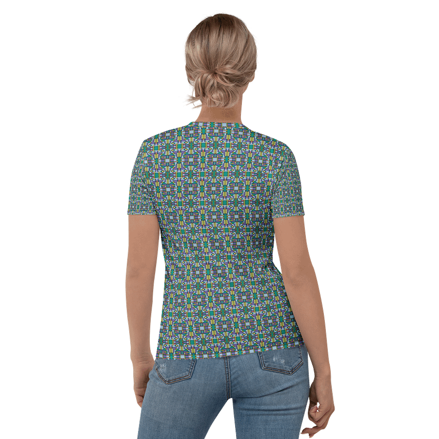 Whimsical Circus Tent - All-Over Print Women's Crew Neck T-Shirt product image (2)