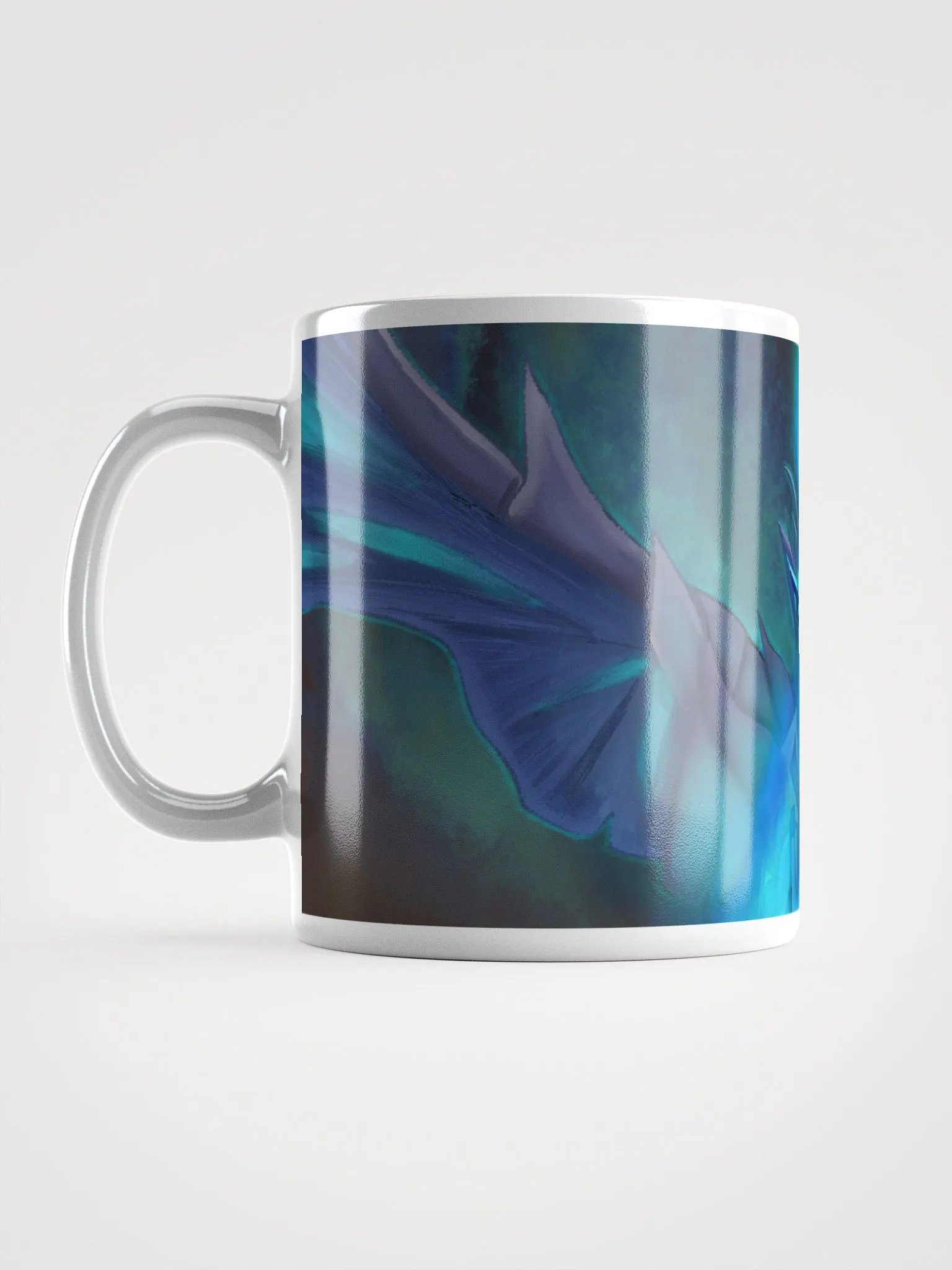 Blue-Flame Dragon Mug product image (11)