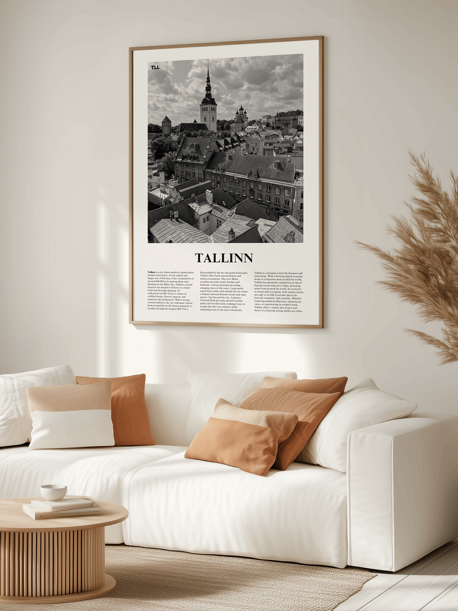 Tallinn 01 Newspaper Poster product image (3)