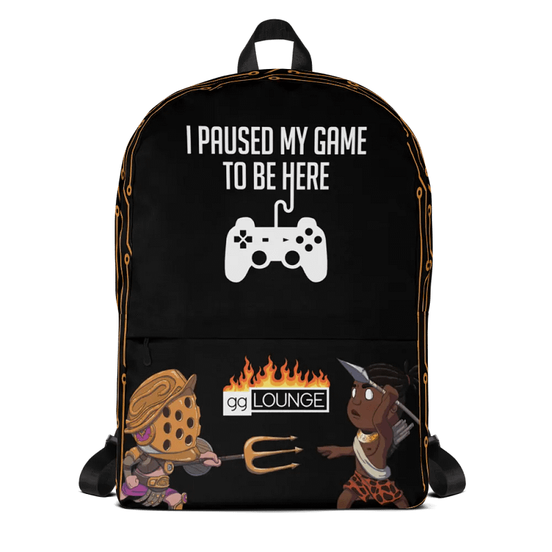 paused my game bookbag