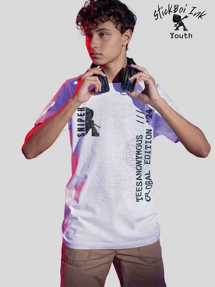 Youth Gamer Shirt – Sniper Global Edition by StickBoi Ink product image (2)