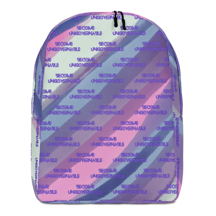 KC, Become Ungovernable (words only), Backpack product image (1)