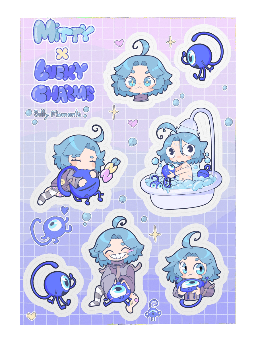 Mitty X Lucky Charms Silly Moments - Sticker Sheet product image (3)