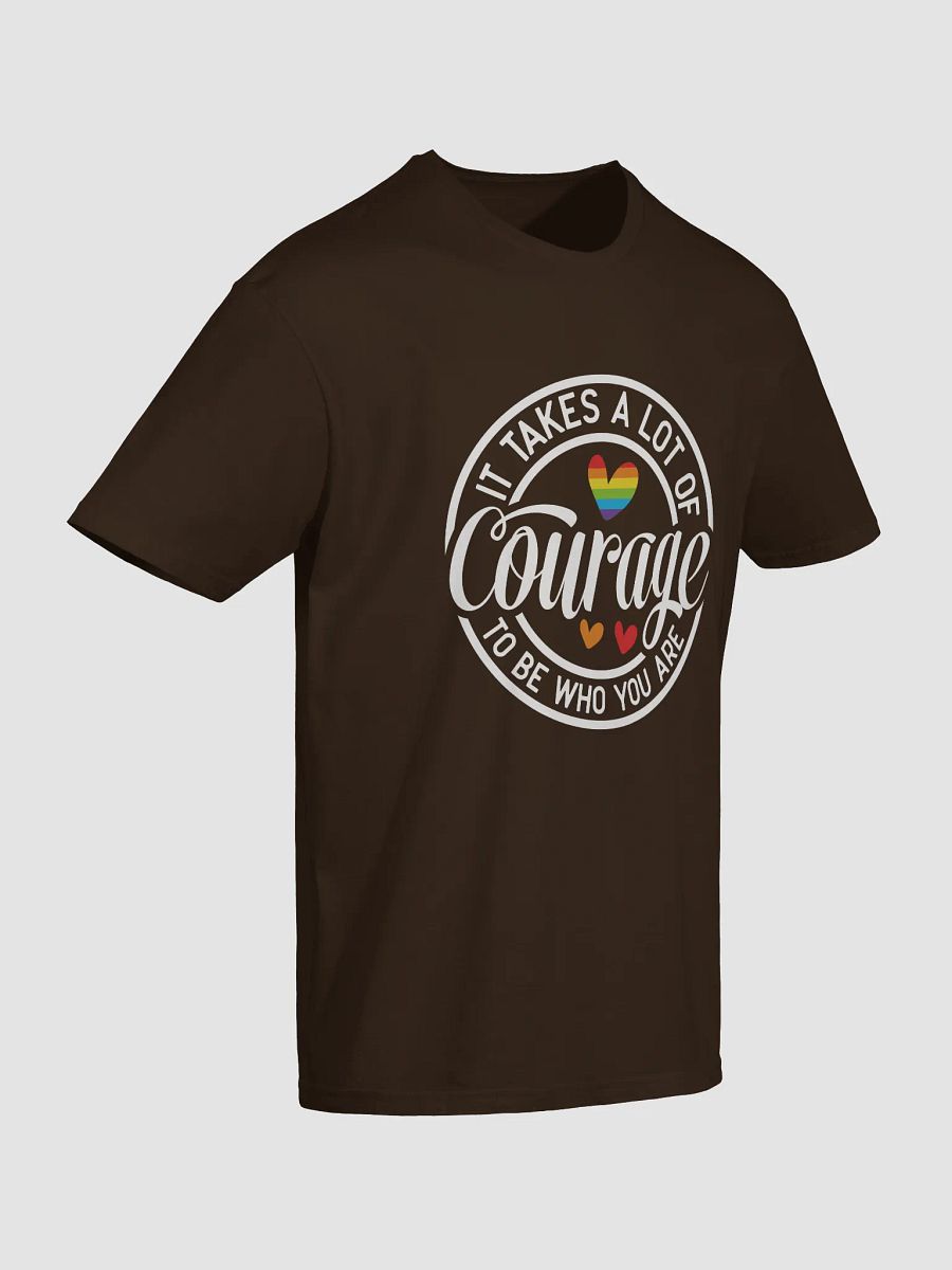 Courage Heart Circle Logo T-Shirt product image (14)
