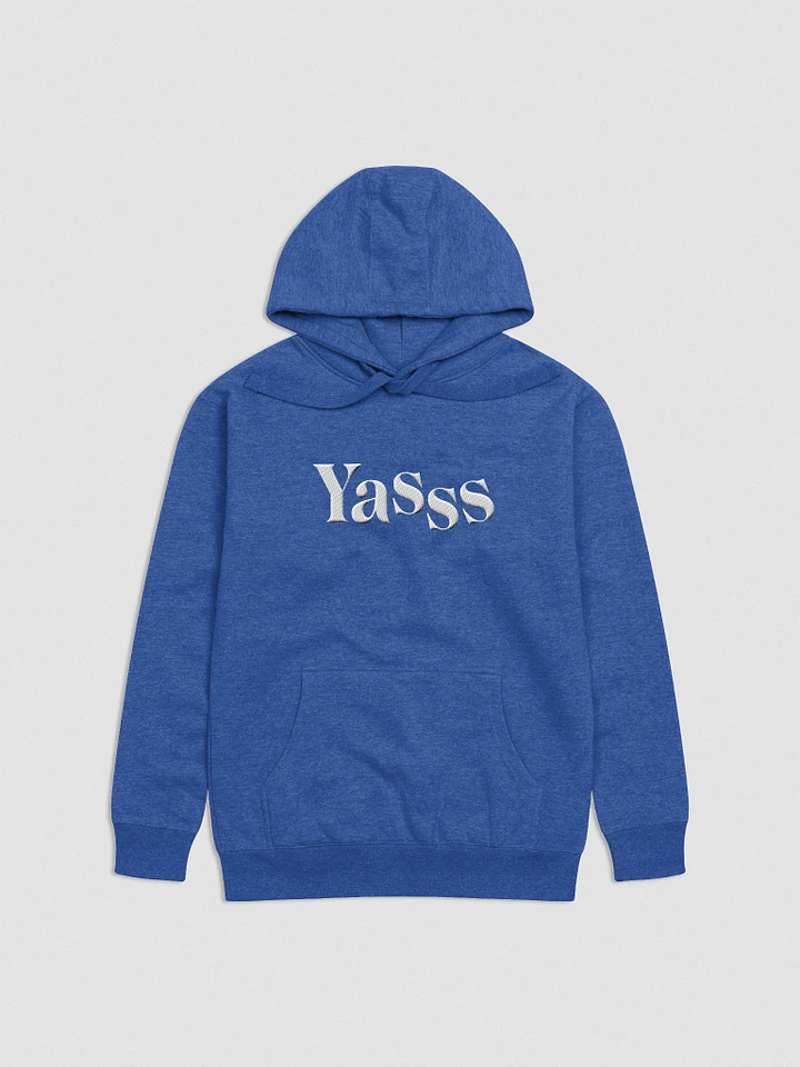 Yasss Hoodie HUGE EMBROIDERED LOGO product image (1)