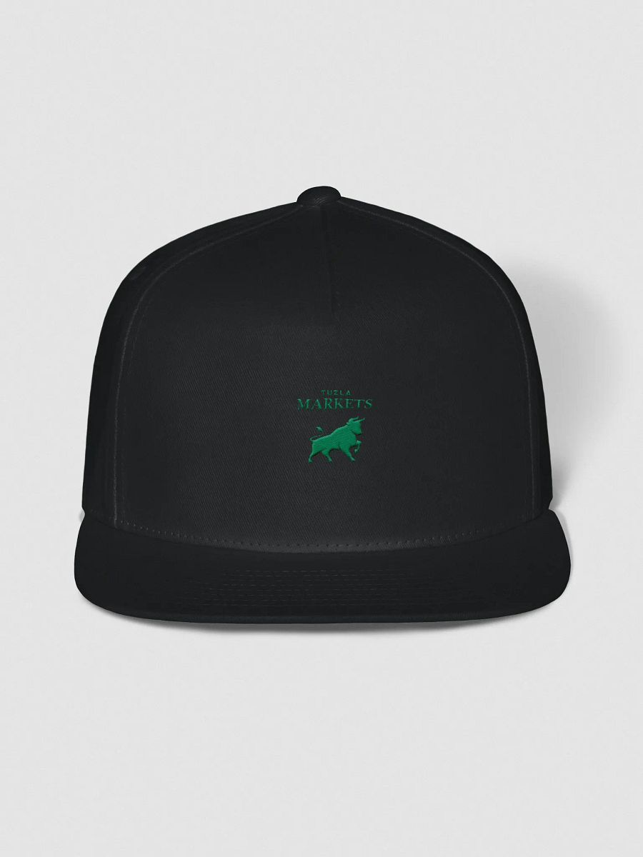 Flat Snapback Cap 8 Embroidered product image (3)