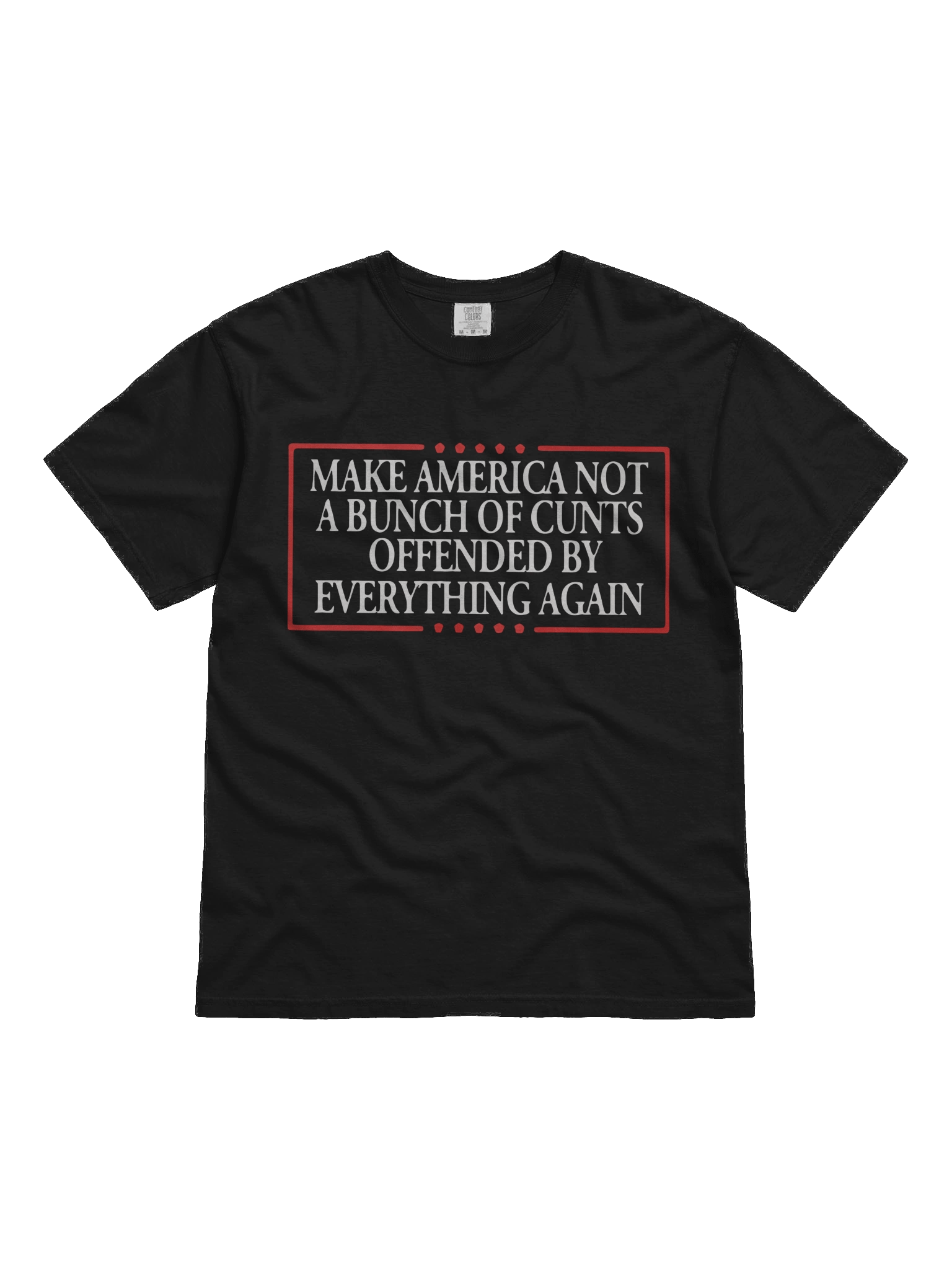 Make America Not A Bunch Of Cunts Offended By Everything Again T-shirt product image (1)