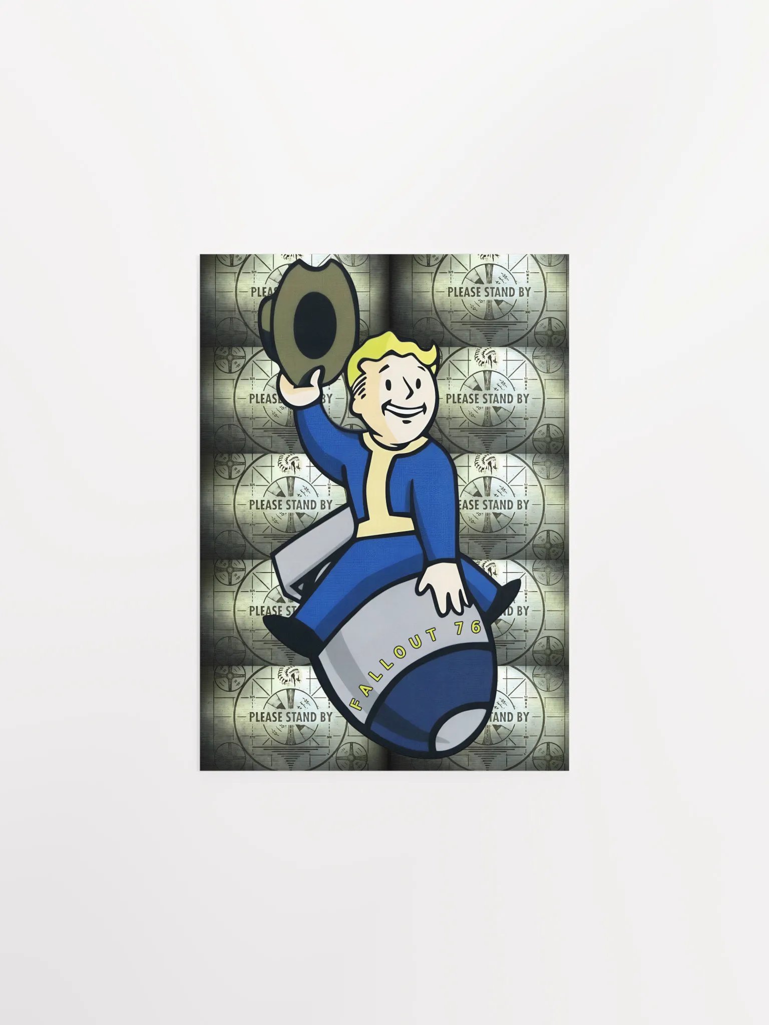 Fallout 76 Vault Boy Nuke Rider Poster product image (1)