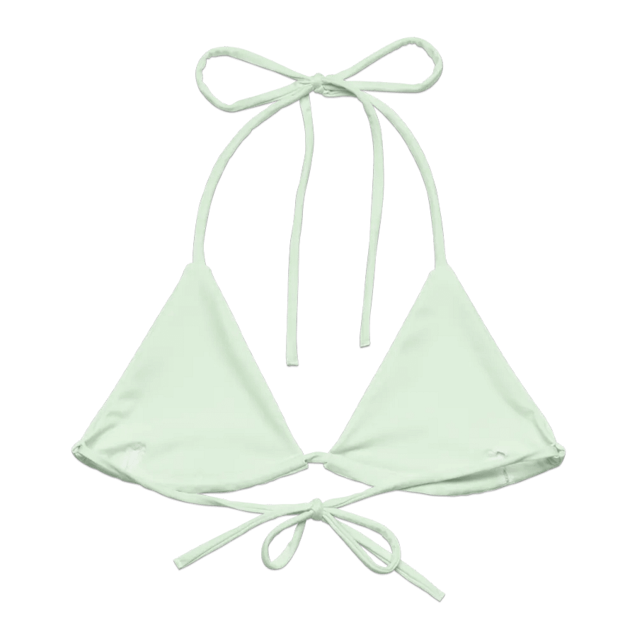 Honeydew Recycled Padded String Bikini Top product image (4)