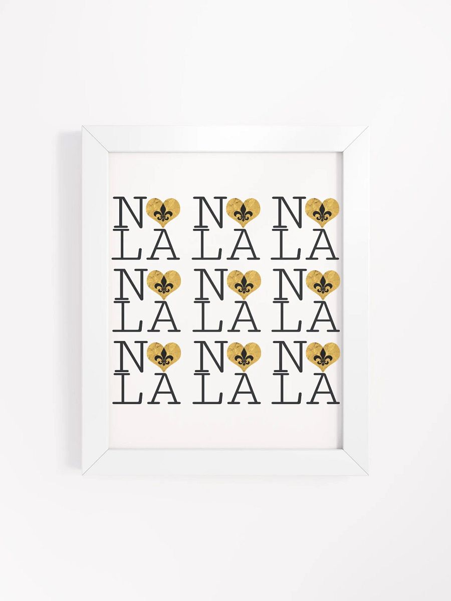 I LOVE NOLA **LEGACY POSTER** (GOLD WRAP HEART) product image (4)