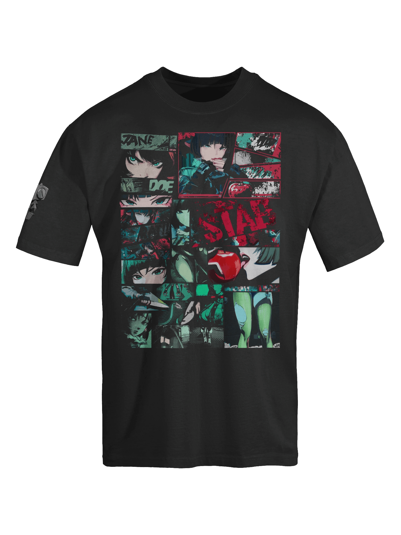 Premium Heavyweight Jane Doe "STAB!" Design T-Shirt with Shoulder Print Zenless Zone Zero product image (5)