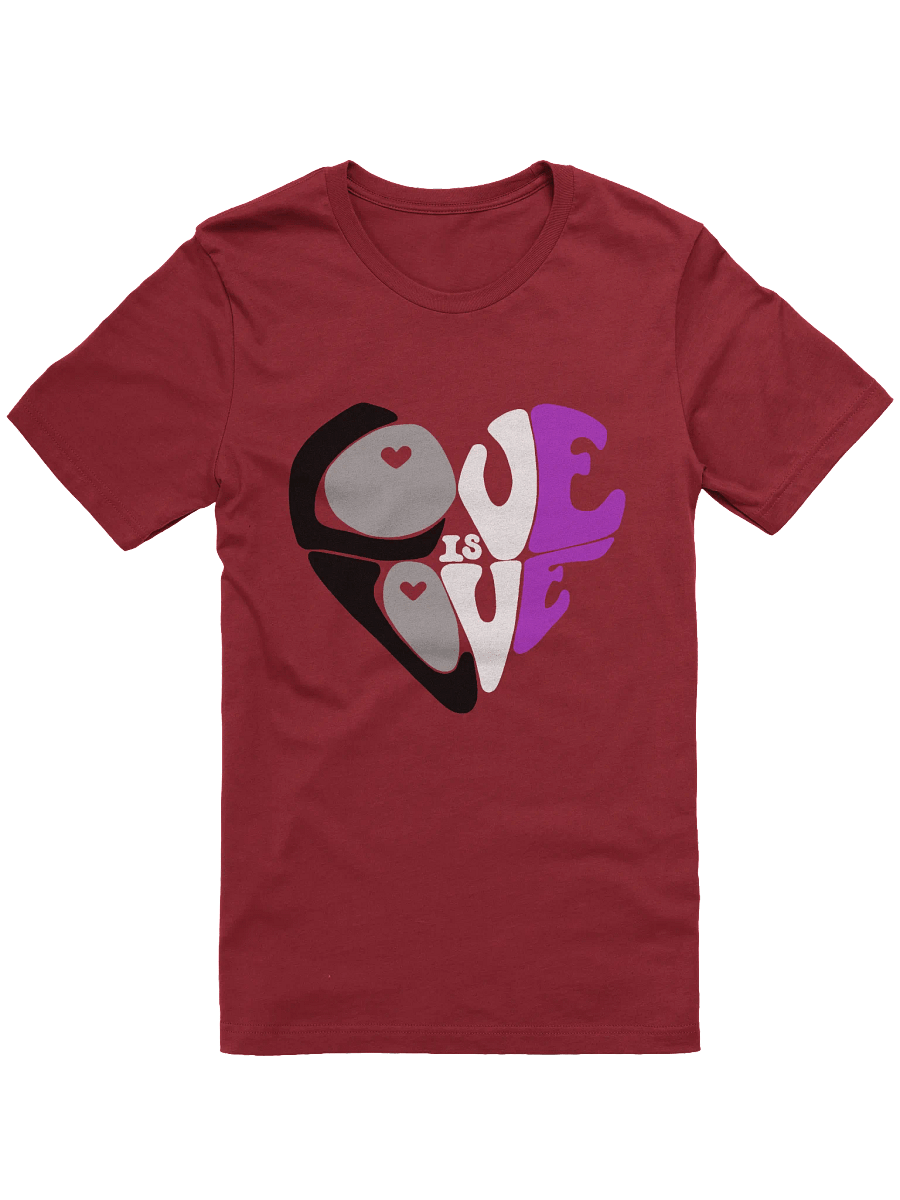 Asexual Love is Love big print tee product image (1)