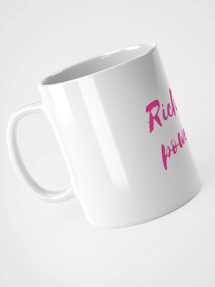 Rich and Powerful White Glossy Mug product image (4)