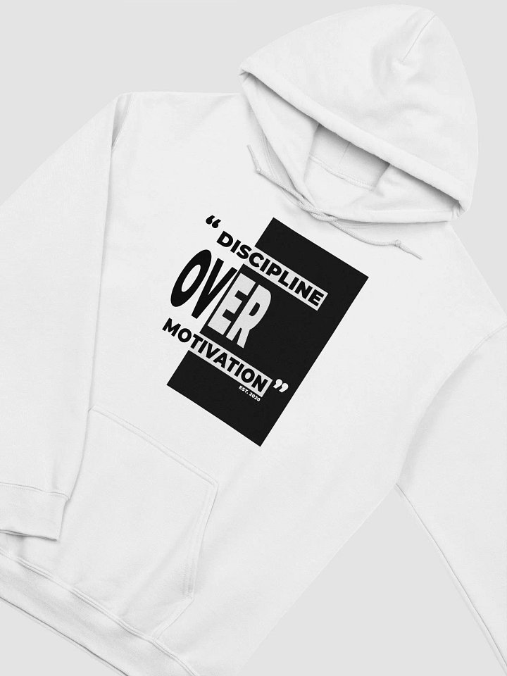 Discipline Over Motivation Hoodie - WT product image (2)