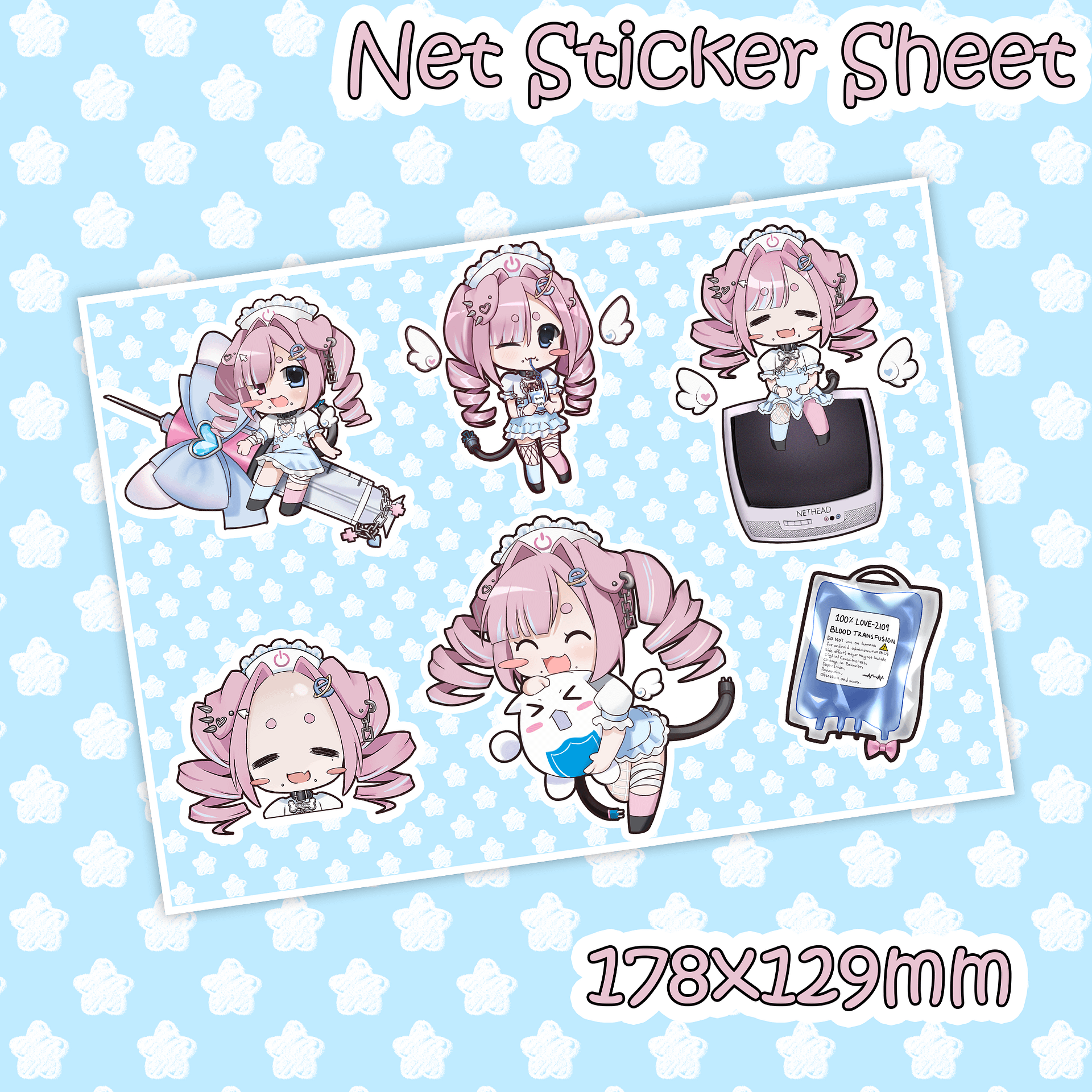 Net Debut Sticker Sheet [PREORDER] product image (1)