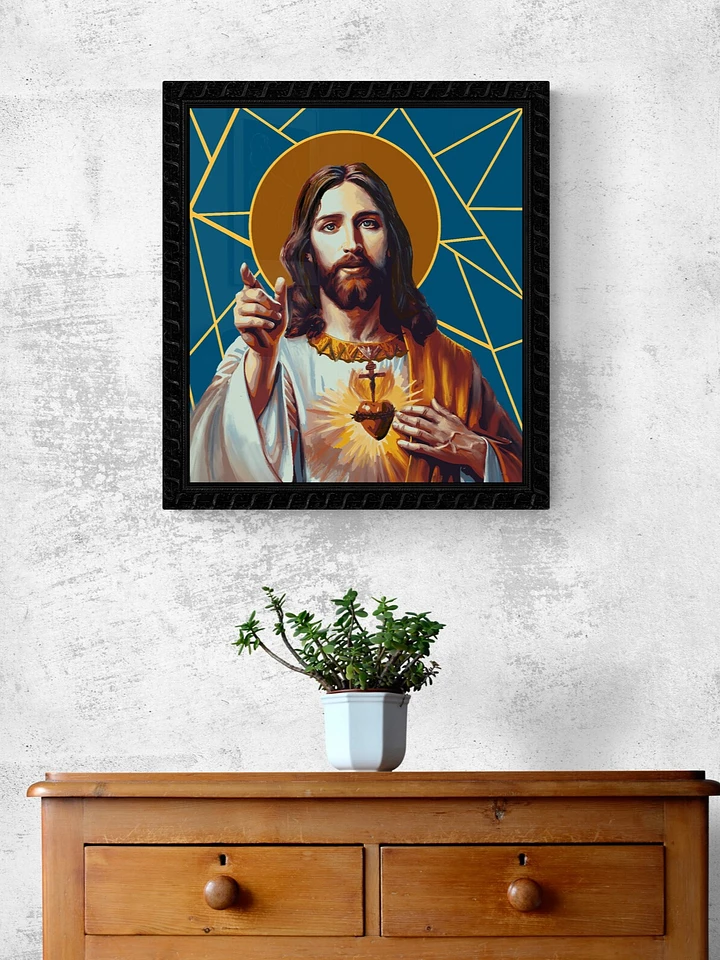 The Sacred Heart of Jesus Framed Print product image (1)