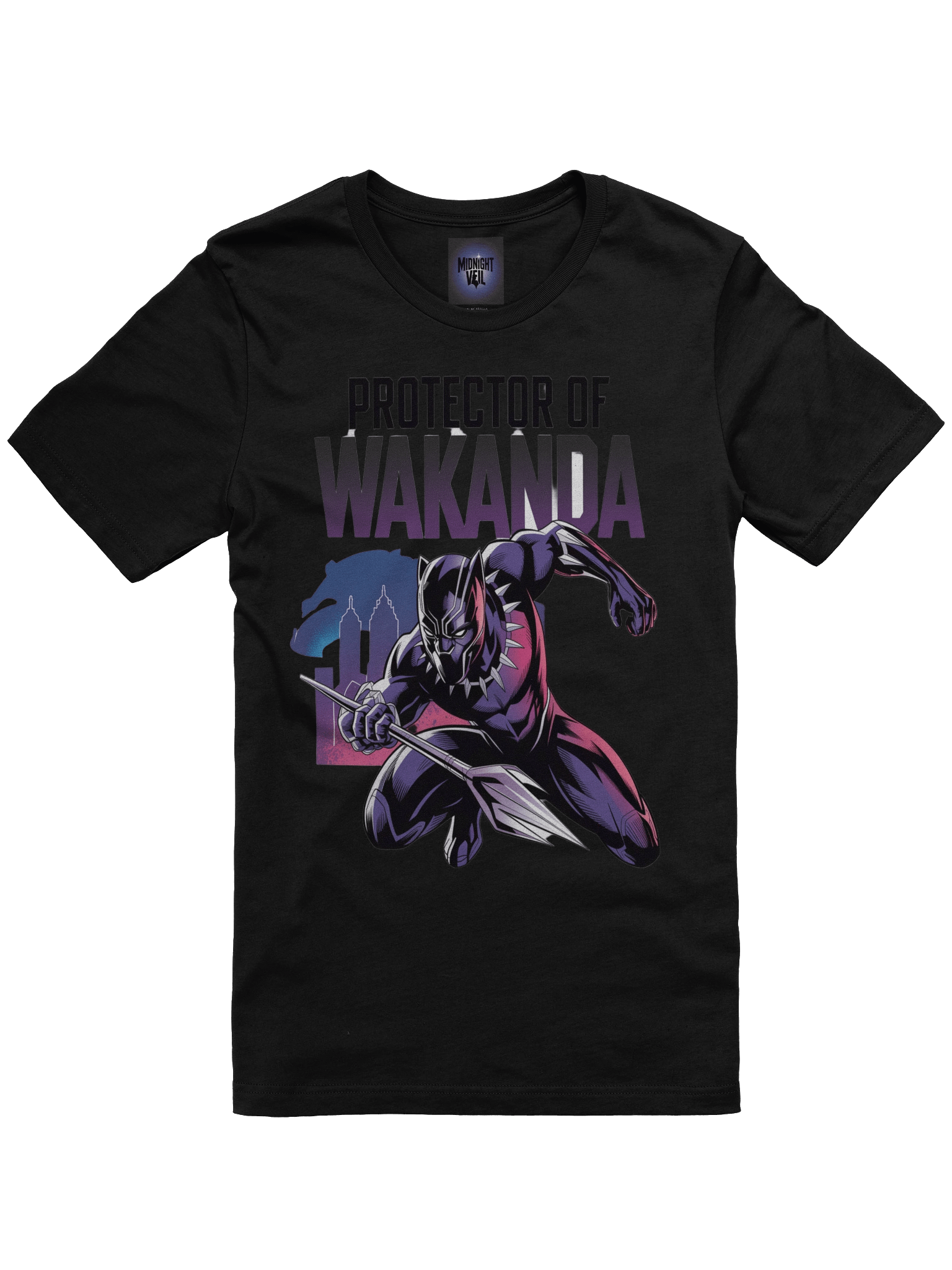 Black Panther Protector of Wakanda Supersoft T-Shirt – Vibranium Leap Legacy product image (3)