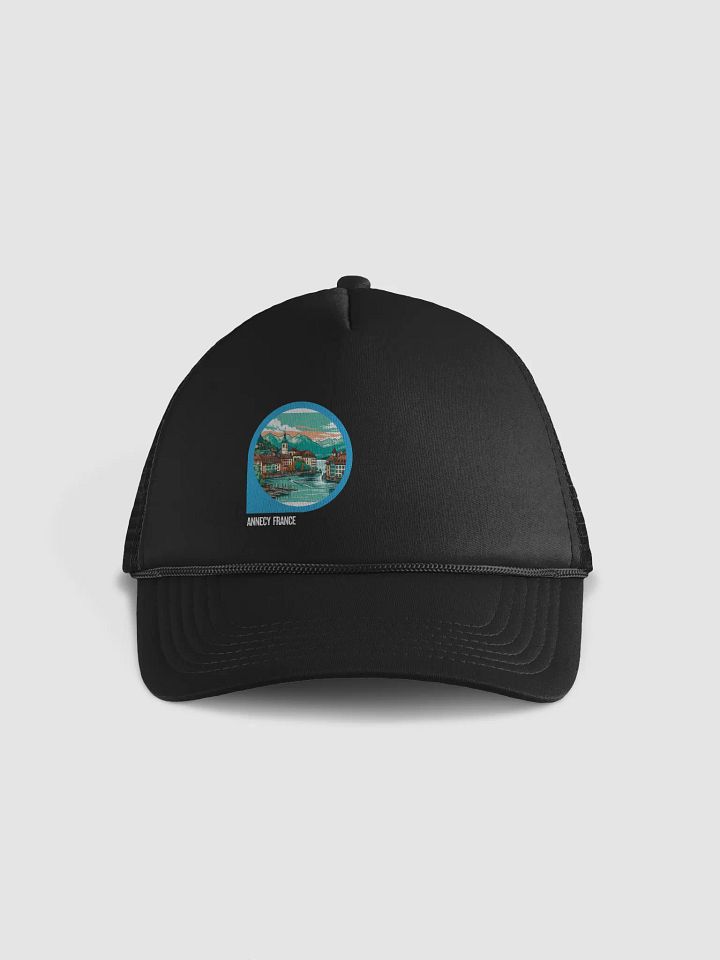 Valucap Foam Trucker Hat | AI Design Annecy city product image (2)