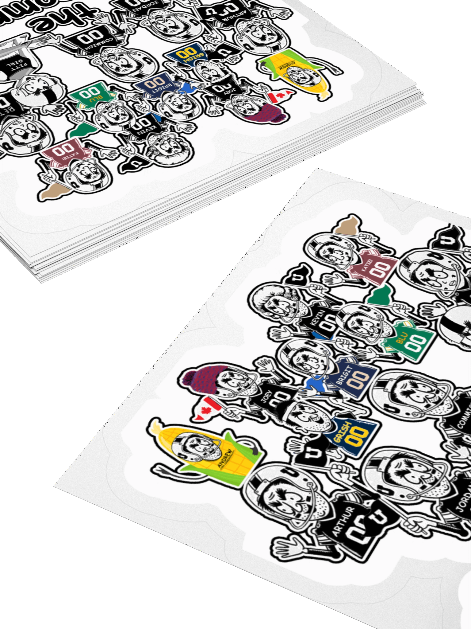 The Sickos Committee Podcast Extended Crew Sticker product image (8)