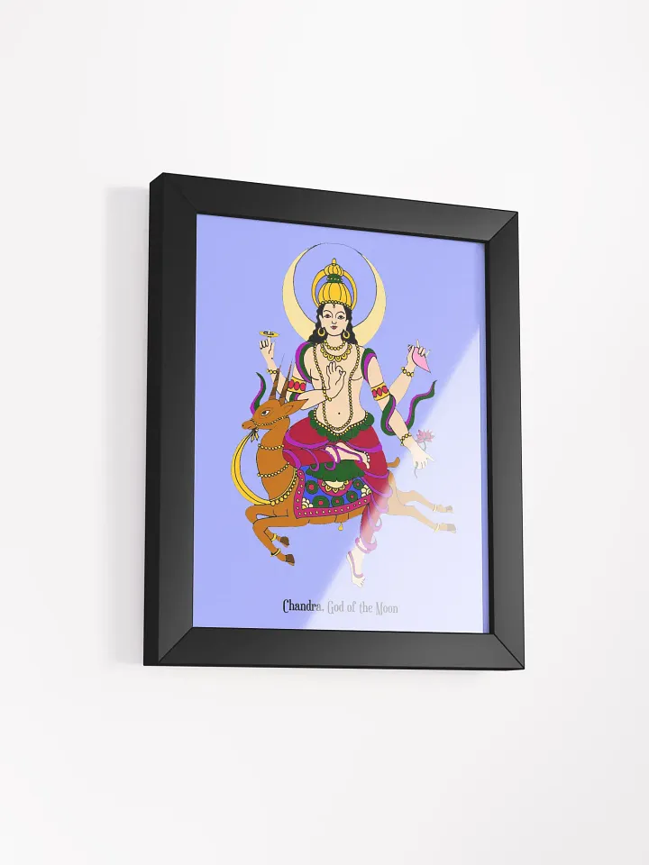 Chandra Moon God Framed Art product image (2)