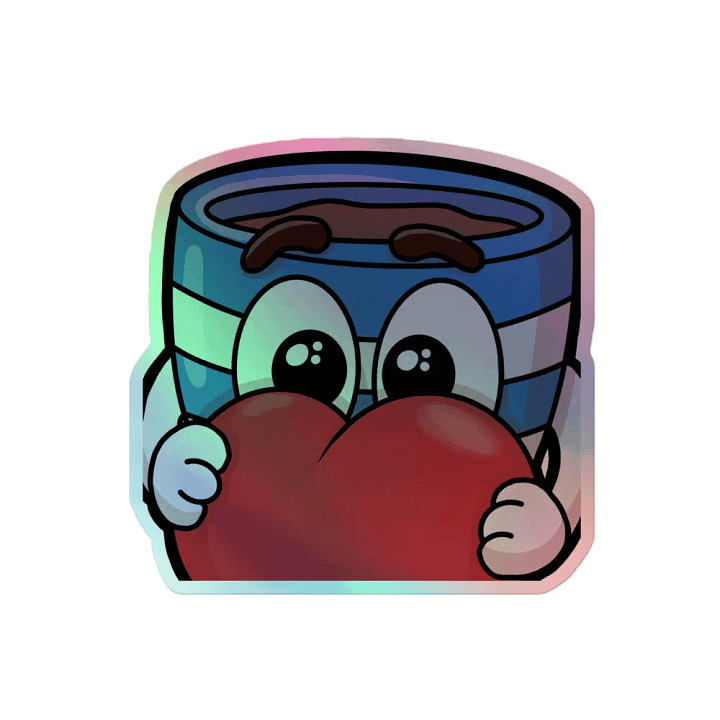 Muggsy Love Holo Sticker (Single Sticker) product image (2)