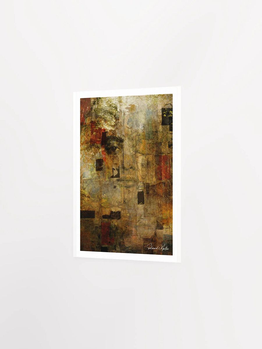 'Withdrawal' by Edward Martin: Mixed Media Collage:Earthy Collage Art Print product image (3)