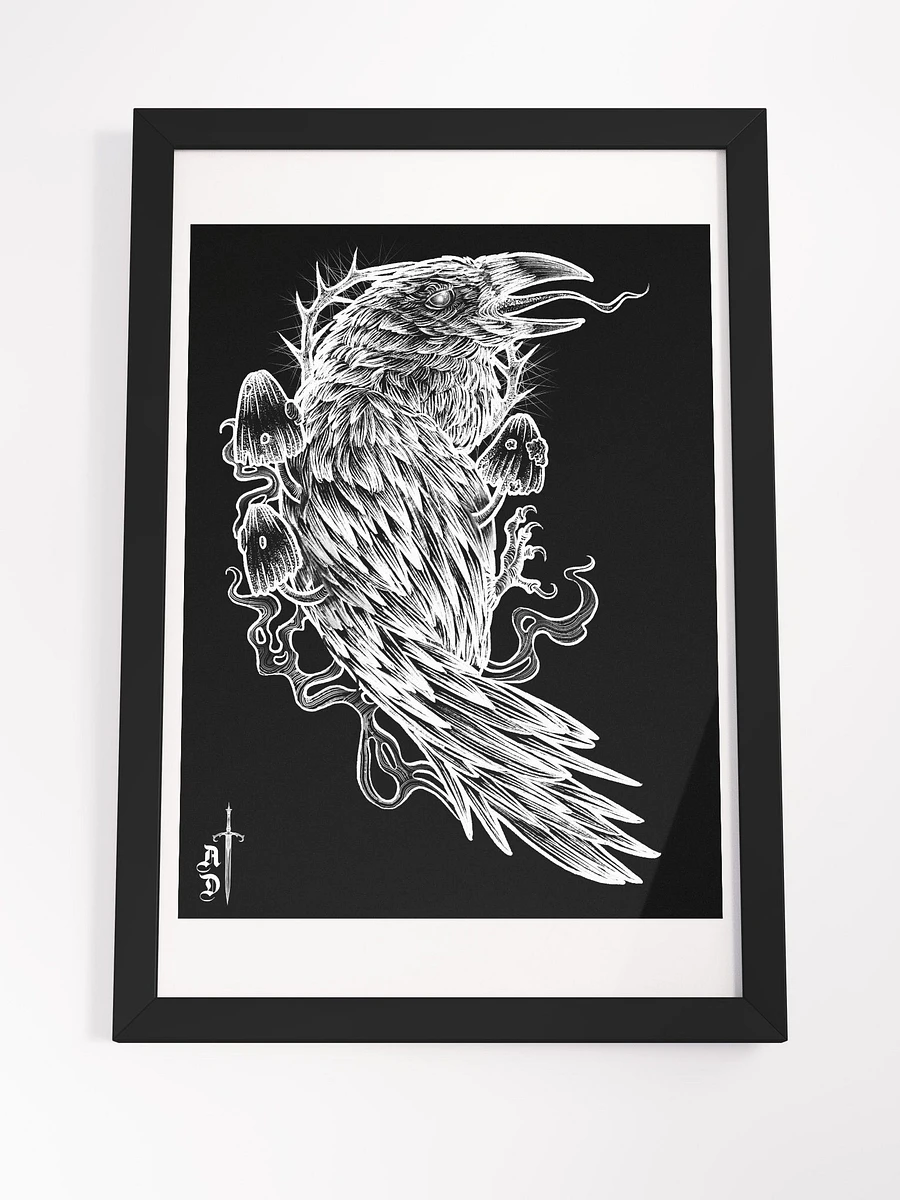 Reincarnation Raven Framed Art Print product image (4)