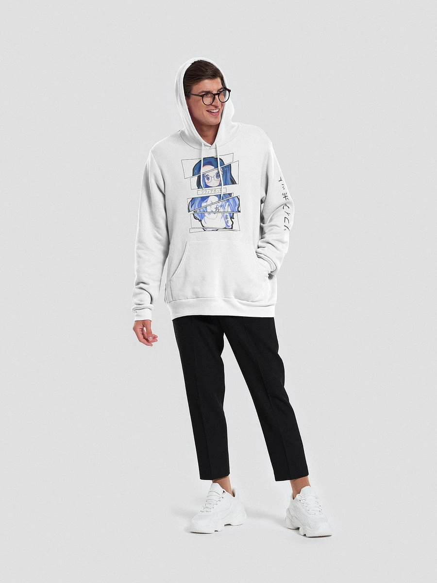 sophiabot shattered hoodie white product image (5)