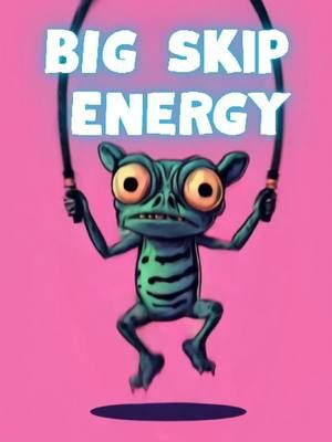 Big Skip Energy [ Featuring Gloobert #5 ] #glooberts #fyp #jumprope #skipping #animation #fridayfeeling #jumpropedance