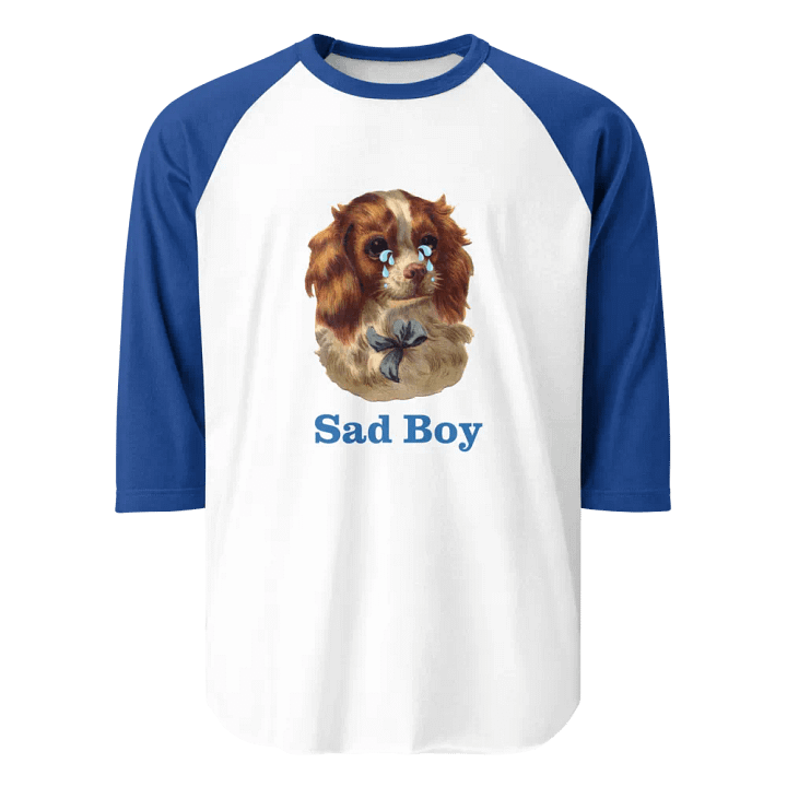 Sad Boy Jersey Raglan Tee product image (1)