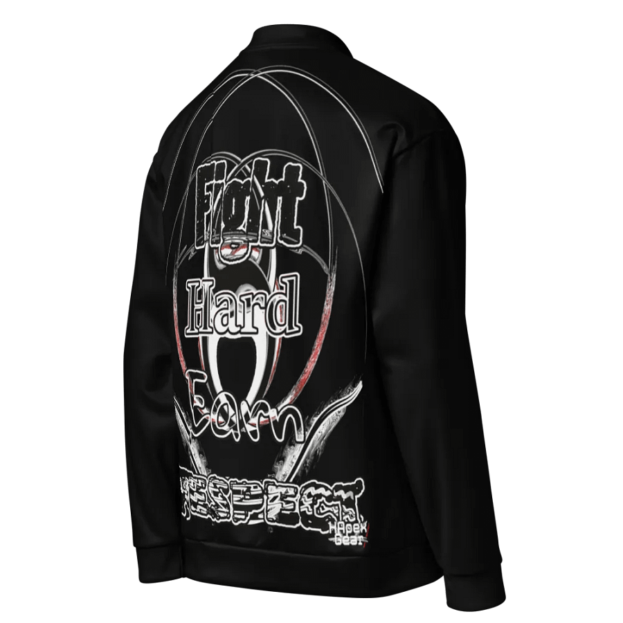 Fight Hard Earn Respect - Black - Bomber Jacket product image (6)