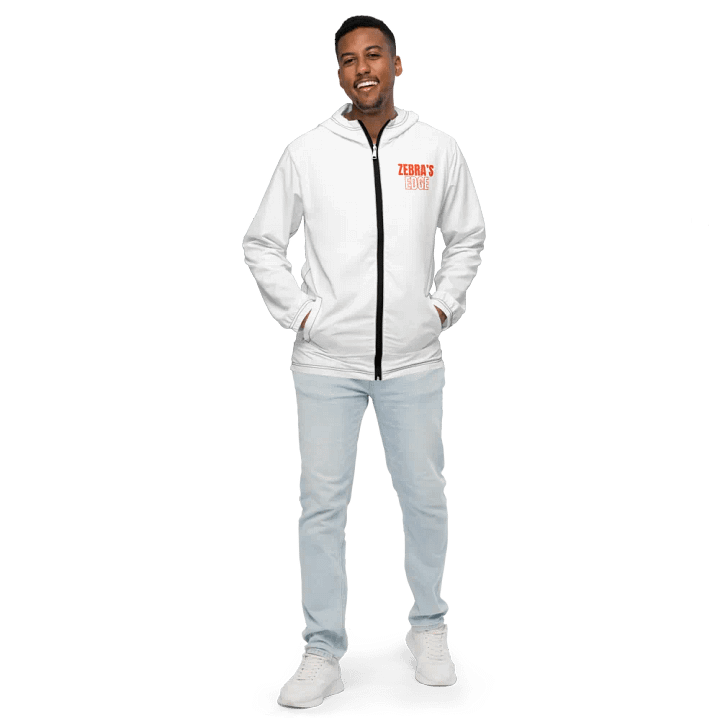 Zebra's Edge All-Over Print Windbreaker product image (1)