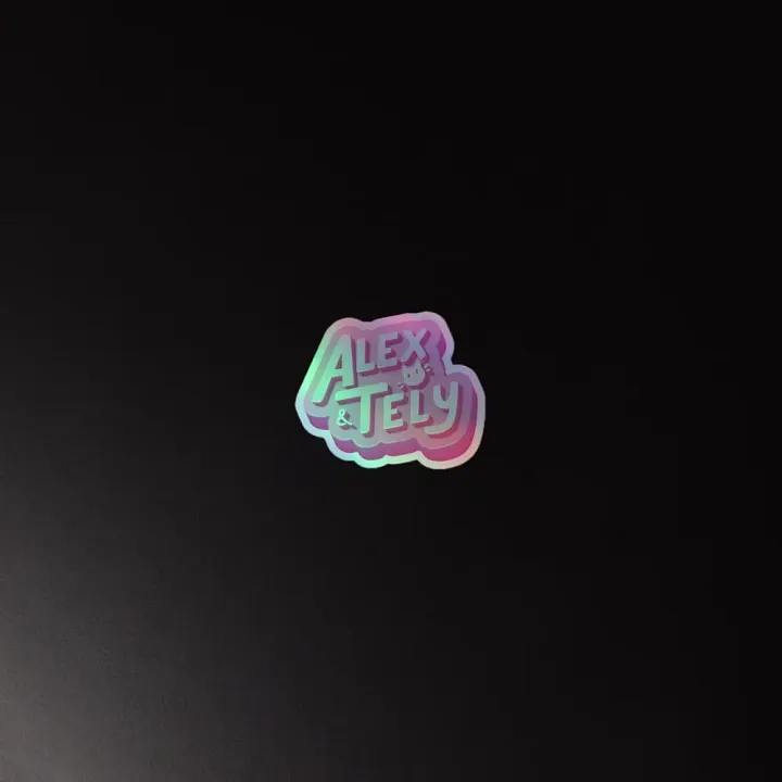 Alex & Tely Hologram Sticker product image (2)