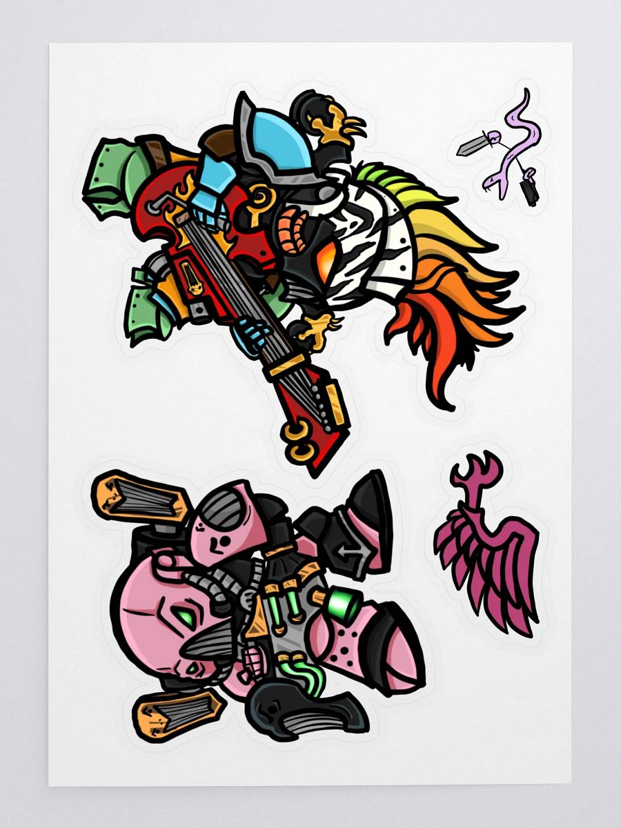 Loud Space Soldier Sticker Sheet product image (3)