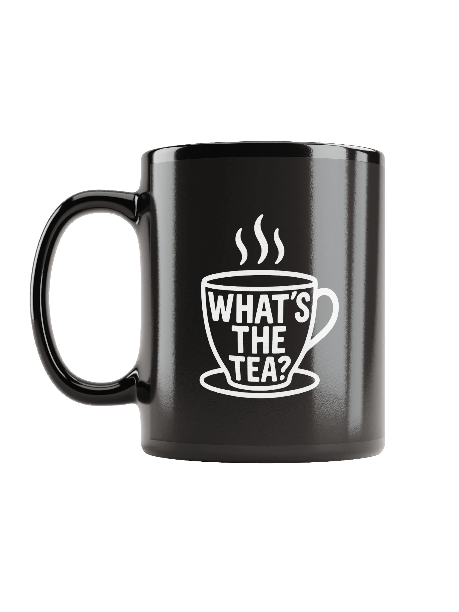 What's The Tea? Mug - Black product image (1)