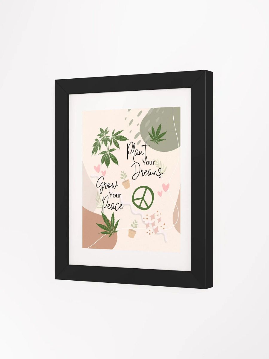 Grow Peace Botanical Dreams Framed Poster product image (8)