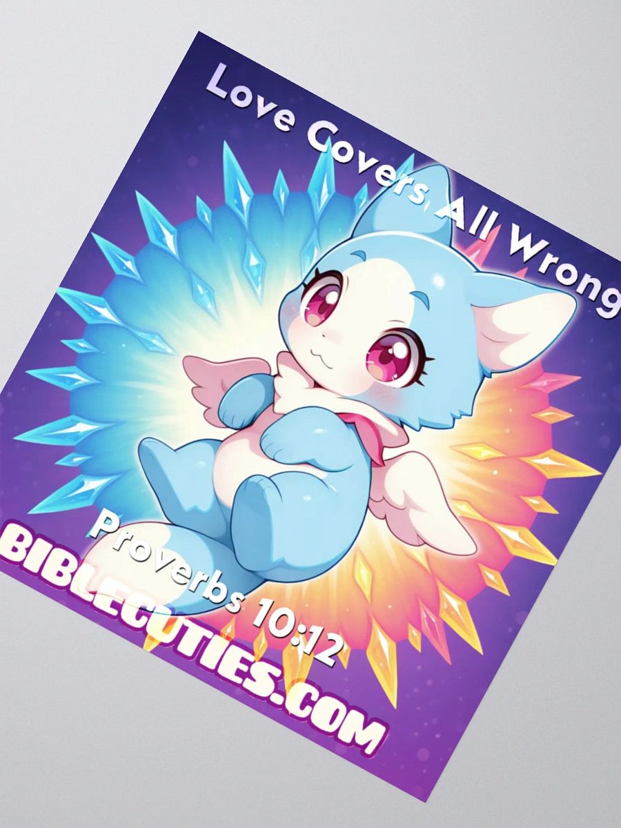 Bible Cuties Miriam - Love Covers All Wrongs Sticker product image (2)