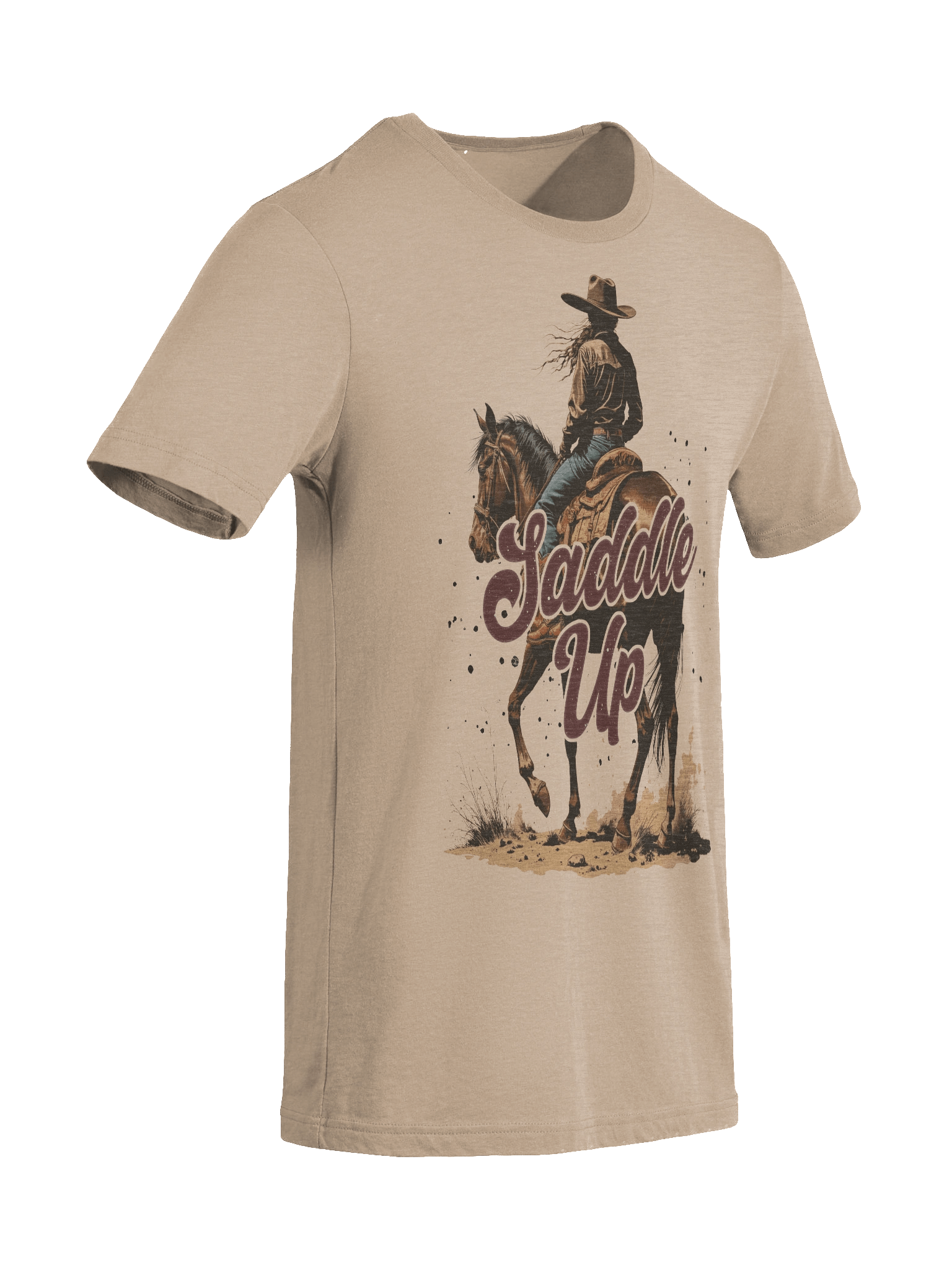 The "Saddle Up" Vintage Triblend T-shirt product image (5)