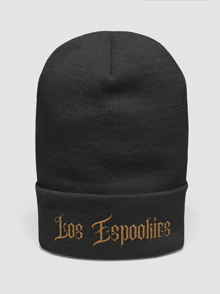 Gold Font Los Espookies Beanie product image (1)