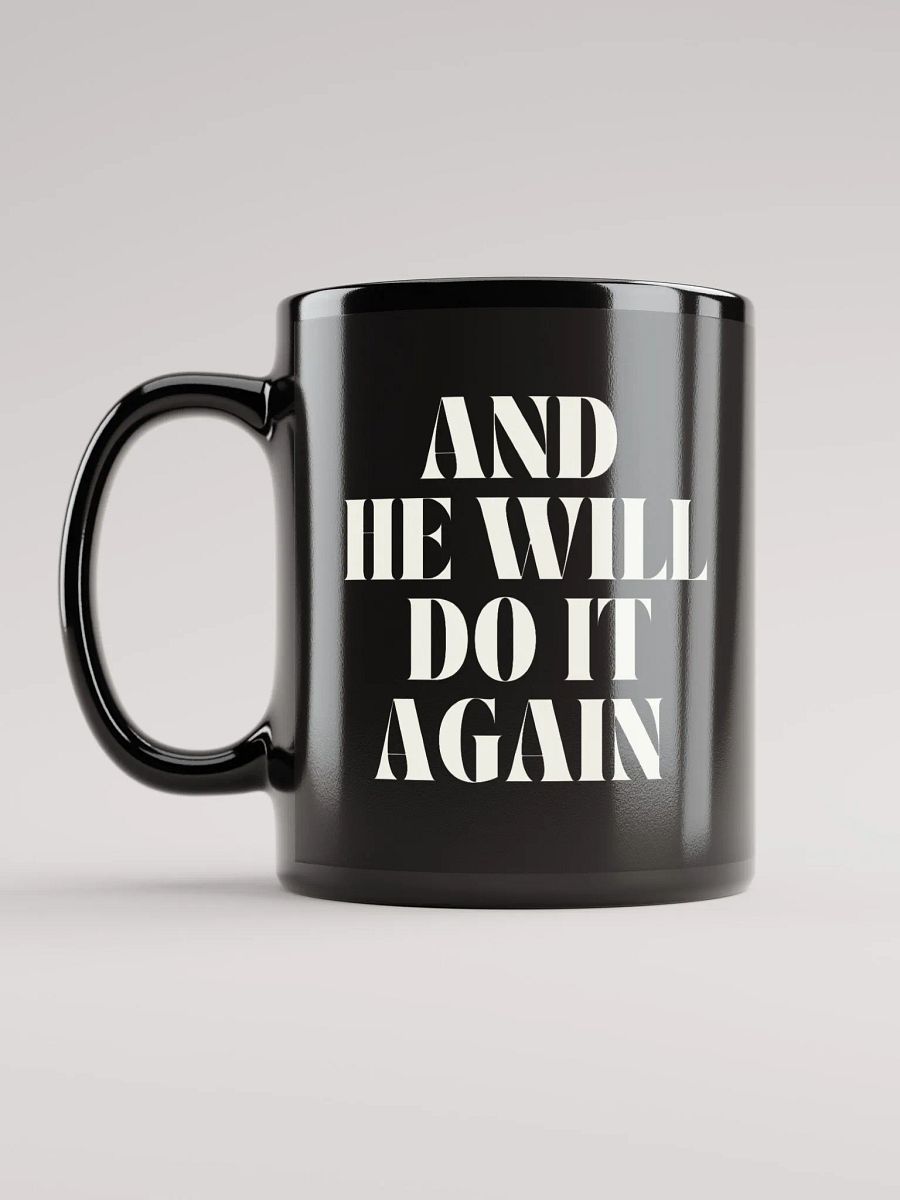 "GOD DID IT" Inspiration Black Glossy Mug product image (11)