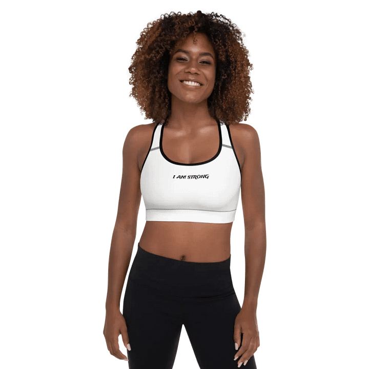 Jog bra I am strong product image (1)