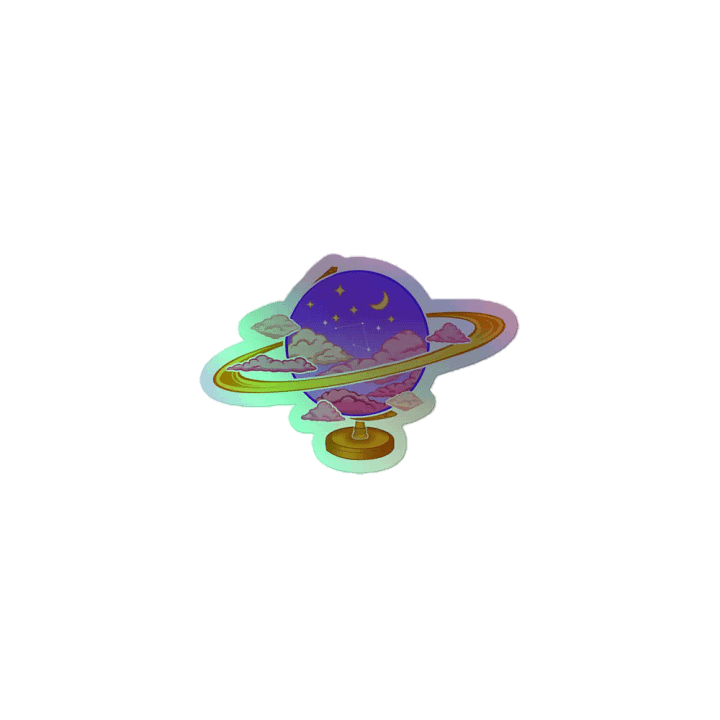 "Celestial Dream Map" Holographic Sticker product image (1)