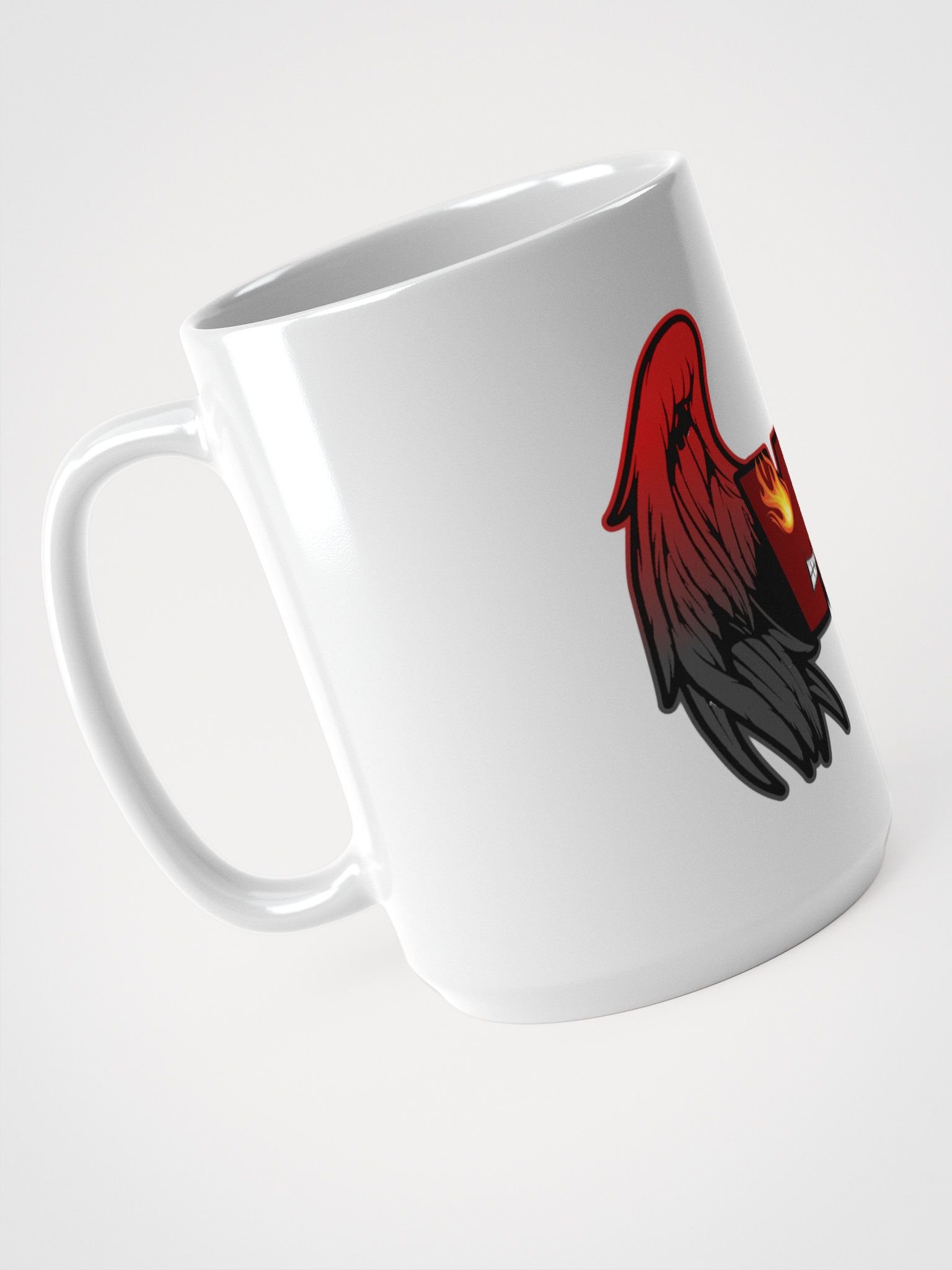 Fiery Wings White Glossy Mug product image (4)