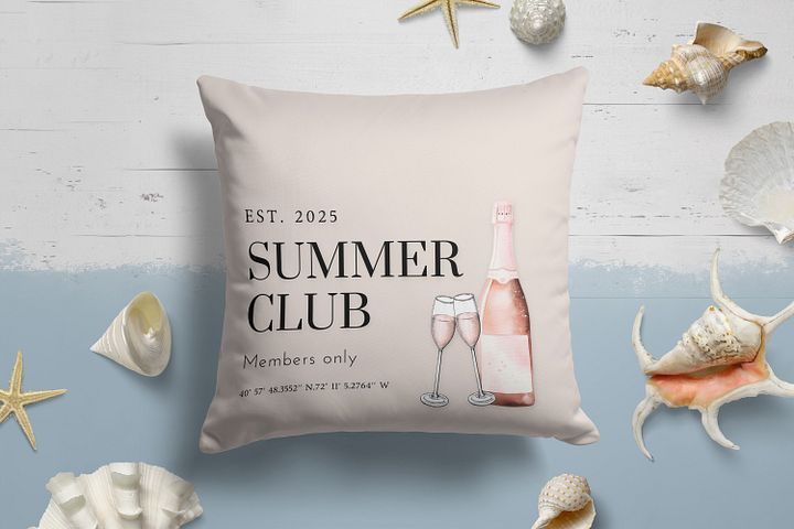 SUMMER CLUB - BAR PILLOW - Happy Hour Cocktail Kissen product image (2)