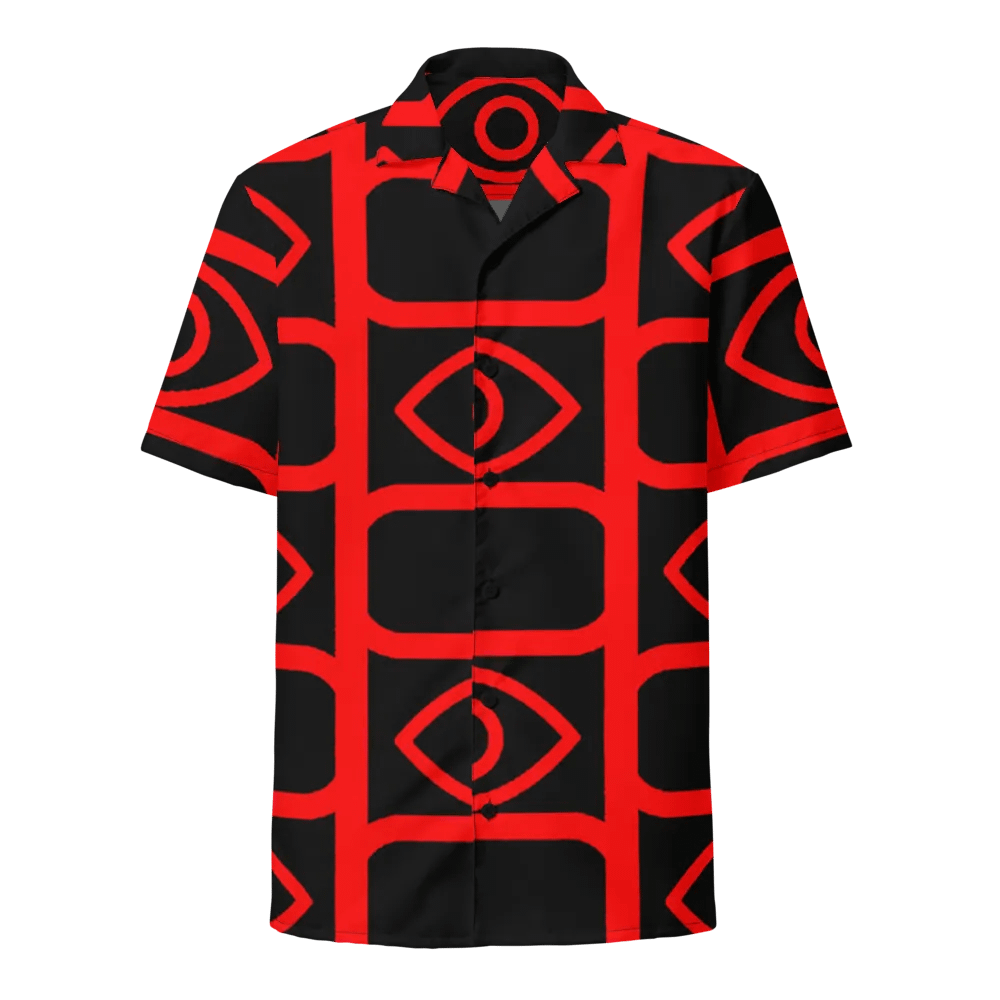 EyeSeeThru Logo Pattern Hawaiian Shirt product image (3)