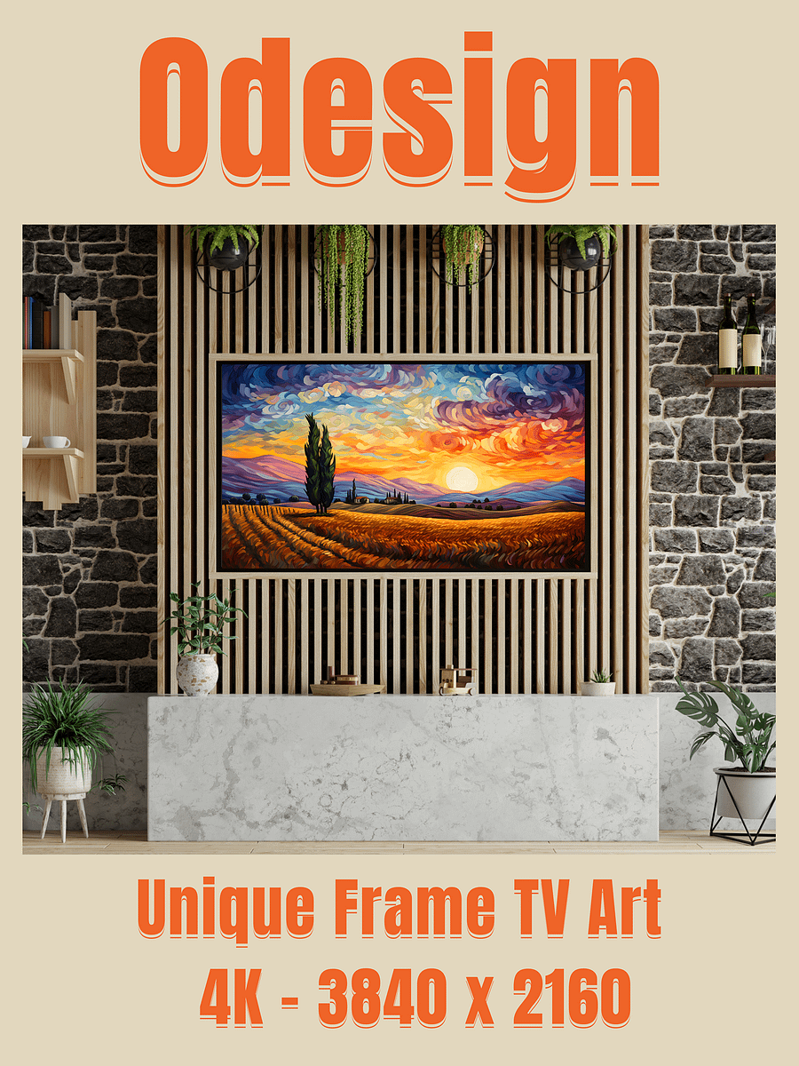 Cityscape and Landscape Frame TV Art product image (4)