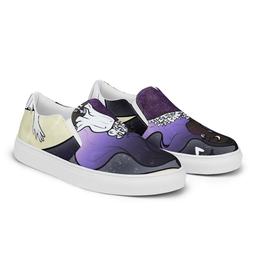 Crescent Princess - Slip On Womens Canvas Shoes product image (10)